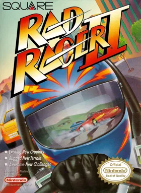 Rad Racer II (USA) box cover front